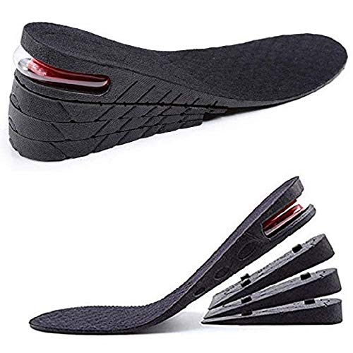 Product Cover Height Increase Insole 4 Layer - Inserts for Men and Women - Shoe Lifts to Boost Height - Even Ups for Shoes, Up to 2.5 Inches Customizable Discreet Taller - Shoe Elevators Heel Lift