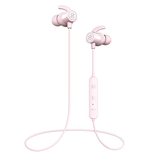 Product Cover SoundPEATS Bluetooth Earphones, Wireless 4.1 Magnetic Earphones, in-Ear IPX7 Sweatproof Headphones with Mic (Superior Sound with Upgraded Drivers, APTX, 8 Hours Working Time, Secure Fit Design)