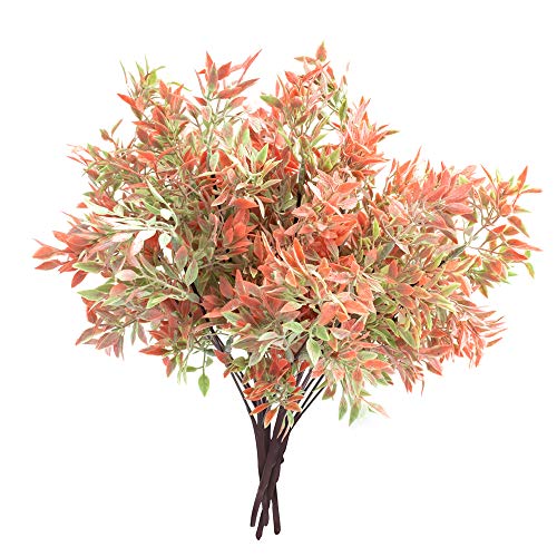 Product Cover ATOFUL Christmas Artificial Flowers for Outdoor Indoor - Fake Flower Plants Arrangements Decorations Christmas Tree Decoration Flower