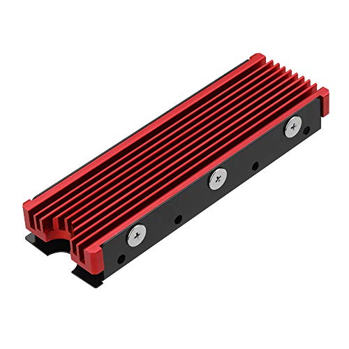 Product Cover NVMe Heatsinks for M.2 2280mm SSD Double-Sided Cooling Design（red）