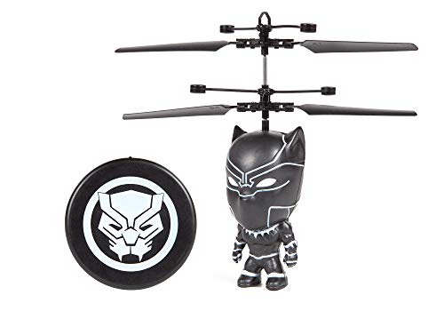 Product Cover Black Panther 3.5 Inch Flying Figure IR UFO Big Head Remote Control Marvel Helicopter ...
