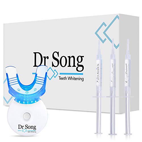 Product Cover Dr Song Teeth Whitening Kit 3X Syringes 35% Carbamide Peroxide, Light, Trays - Hismile