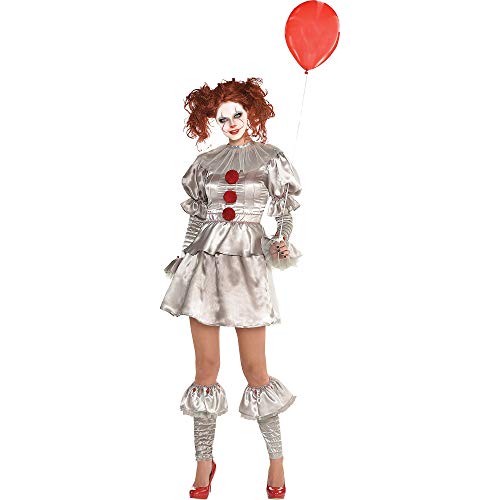 Product Cover SUIT YOURSELF It Pennywise Costume for Women, Includes a Dress, Leg Warmers, Boot Toppers, and a Collar