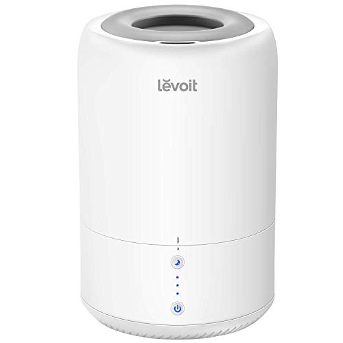 Product Cover LEVOIT Humidifiers for Bedroom, Cool Mist Humidifier for Babies, Top Fill Ultrasonic Air Humidifier, Essential Oil Diffuser with Smart Sleep Mode, Whisper Quiet Operation, Auto Shut Off (1.8L/0.48Gal)