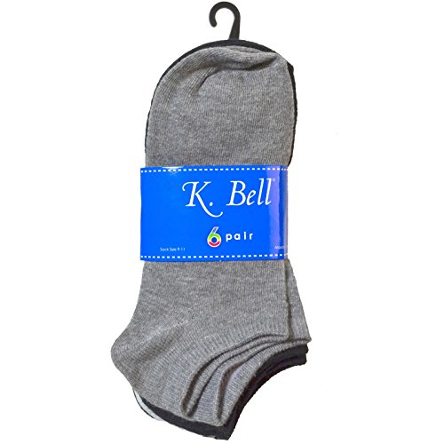 Product Cover K. Bell Socks Women's 6 Pack Fashion No Show Liner Socks