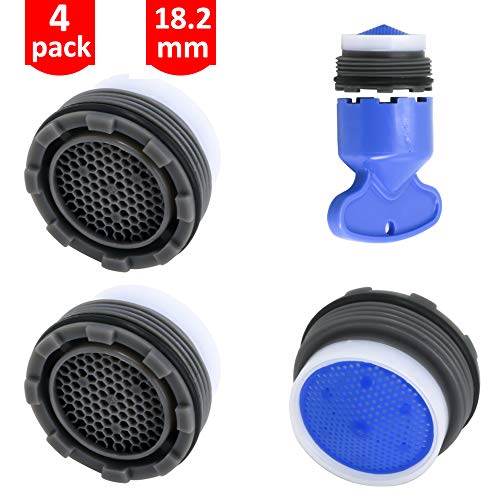 Product Cover 1.5GPM Faucet Replacement Part Insert Filter, Restrictor Aerator, 18.5mm/0.72Inch, 4 Pack