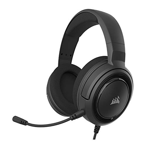 Product Cover Corsair HS35 - Stereo Gaming Headset - Memory Foam Earcups - Headphones Work with PC, Mac, Xbox One, PS4, Switch, iOS and Android - Carbon, 2.6