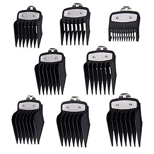 Product Cover 8 Pack Black Cutting Guides Combs 1/8