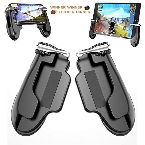 Product Cover Game Controller for iPad PUBG Mobile Game Controller Cellphone Trigger Switches for PUBG/Knives Out Gaming Controller Shooter L1R1 Trigger Fire Button Aim Key Gamepad for Tablet/Android/iOS/iPhone