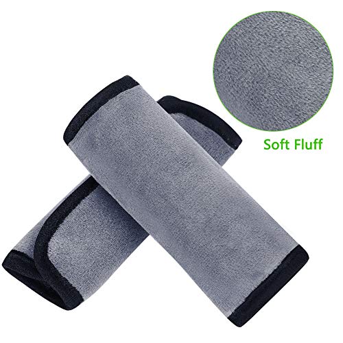 Product Cover Accmor Car Seat Strap Covers for Baby Kids, Car Seat Strap Pads, Soft Baby Belt Covers, Fit for All Baby Car Seats,Pushchair, Stroller, Made of Soft Fluff