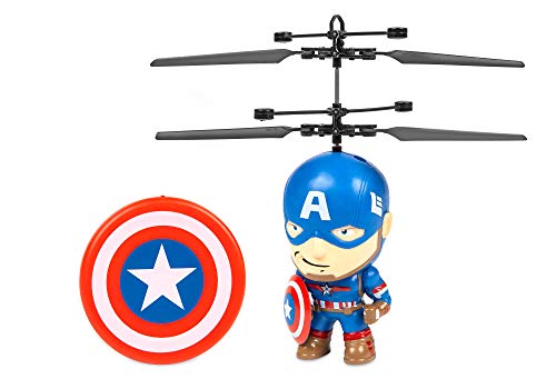 Product Cover Captain America 3.5 inch Flying Character UFO Remote Control IR Marvel Helicopter