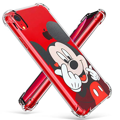Product Cover Logee TPU Mickey Mouse Cute Cartoon Clear Case for iPhone XR 6.1