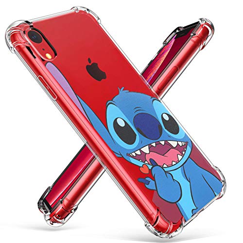 Product Cover Logee Sweet Stitch TPU Cute Cartoon Clear Case for iPhone XR 6.1