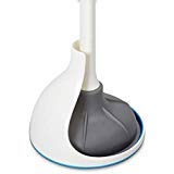 Product Cover BOOMJOY Toilet Plunger with Holder Set for Bathroom Heavy Duty, White Blue