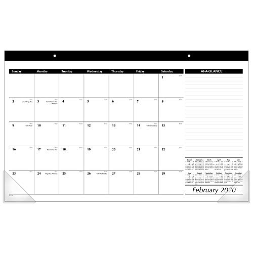 Product Cover AT-A-GLANCE 2020 Desk Calendar, Desk Pad, 17-3/4
