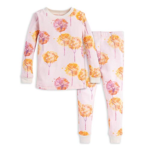 Product Cover Burt's Bees Baby Baby Girls' Pajamas, Tee and Pant 2-Piece PJ Set, 100% Organic Cotton, Fall Foliage, 2 Toddler