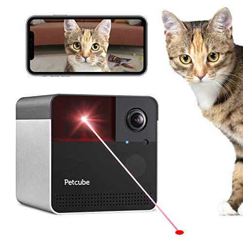 Product Cover [New 2019] Petcube Play 2 Wi-Fi Pet Camera with Laser Toy & Alexa Built-In, for Cats & Dogs. 1080P HD Video, 160° Full-Room View, 2-Way Audio, Sound/Motion Alerts, Night Vision, Pet Monitoring App