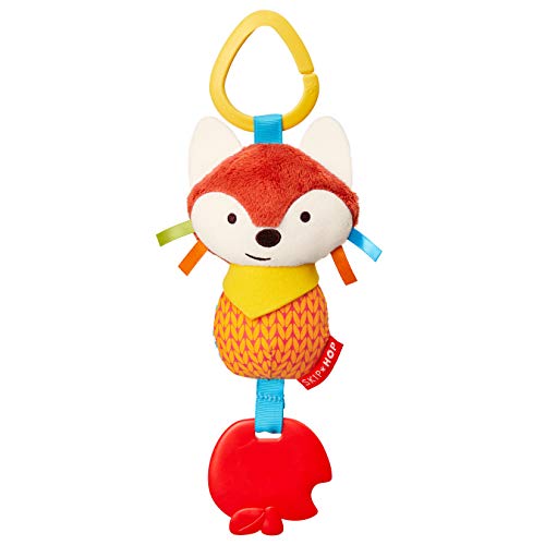 Product Cover Skip Hop Bandana Buddies Baby Activity Chime & Teether Stroller Toy, Fox