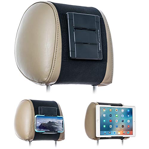 Product Cover WANPOOL Car Headrest Mount Holder for Tablets and Phones with 5-10.5Inch Screens -Compatible with iPhone iPad Air Mini, Samsung Galaxy, Nintendo Switch