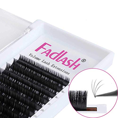 Product Cover Easy Fan Voume Lashes C curl 0.03mm 8~14mm Automatic Blooming 4D 5D 6D 7D Volume Lash Extension Supplies Mixed Tray Self Fanning 8D 10D Flower Lashes by FADLASH