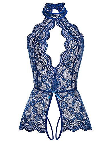 Product Cover Bivan Women Sexy Lingerie One Piece Halter Top Teddy Lace Bodysuit Baby Dolls S-2XL