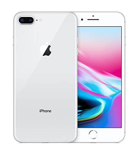 Product Cover Apple iPhone 8 Plus, Verizon Unlocked, 64GB - Silver - (Renewed)