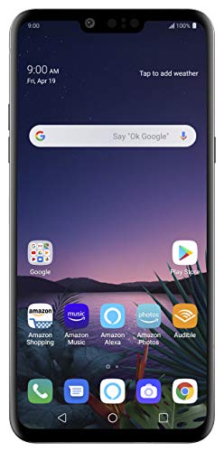 Product Cover LG G8 ThinQ with Alexa Hands-Free - Unlocked SMARTPHONE - 128 GB - Aurora Black (US Warranty) - Verizon, AT&T, T-Mobile, Sprint, Boost, Cricket, & Metro