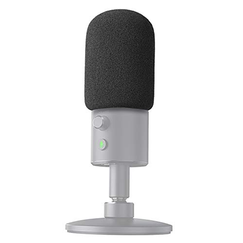 Product Cover Foam Microphone Windscreen - Mic Cover Pop Filter Customized for Razer Seiren X Streaming Microphone