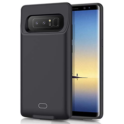 Product Cover HETP Galaxy Note 8 Battery Case 7000mAh Portable Rechargeable External Battery Pack for Samsung Galaxy Note 8 Charger Case for Note 8 Protective Charging Case - Black