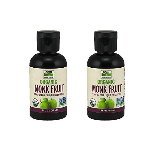 Product Cover NOW Foods Monk Fruit Liquid Organic, 2 Fluid Ounce (2 Pack)
