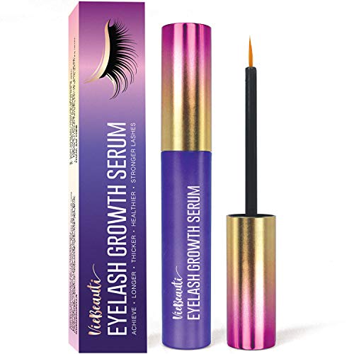 Product Cover Premium Eyelash Growth Serum and Eyebrow Enhancer by VieBeauti, Lash boost Serum for Longer, Fuller Thicker Lashes & Brows (3ML)