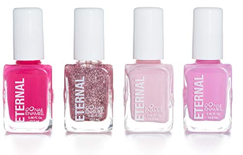 Product Cover Eternal 4 Nail Polish Collection Pinky Promise - 4 Pieces Set: Long Lasting, Quick Dry Lacquer
