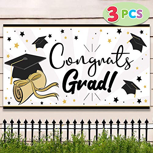 Product Cover JOYIN 3 Pack Graduation Party Banner (36