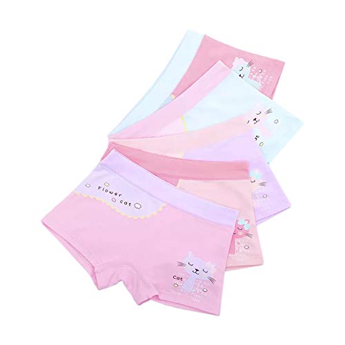 Product Cover Core Pretty Girls Cotton Underwear Soft Boy Shorts Kids Boxer Briefs Panties(Pack of 5)