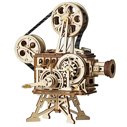 Product Cover Rowood 3D Wooden Puzzle Toy for Adults, Handheld Film Projector Craft Kit - Vitascope