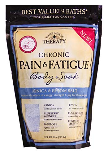 Product Cover Village Naturals Pain + Fatigue Body Soak Salt 36 Ounce (Pack of 2)