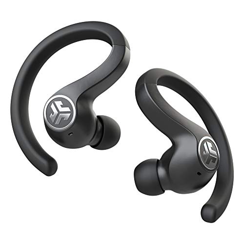 Product Cover JLab Audio JBuds Air Sport True Wireless Bluetooth Earbuds + Charging Case - Black - IP66 Sweat Resistance - Class 1 Bluetooth 5.0 Connection - 3 EQ Sound Settings JLab Signature, Balanced, Bass Boost