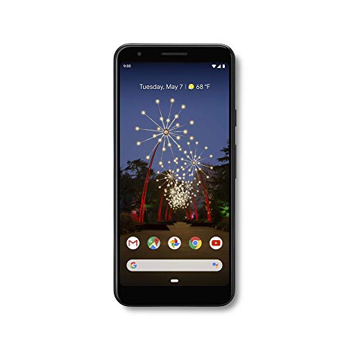 Product Cover Google - Pixel 3a with 64GB Memory Cell Phone (Unlocked) - Just Black - G020G