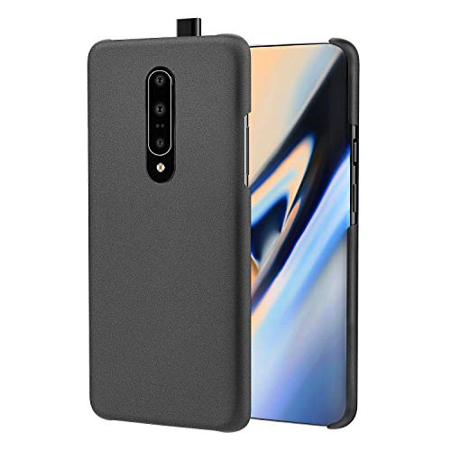Product Cover MoKo Compatible with Oneplus 7 Pro Case, Lightweight Slim Shockproof Protective Cover Rugged PC Material Phone Case with Sandstone Craft Surface Fit with Oneplus 7 Pro - Black