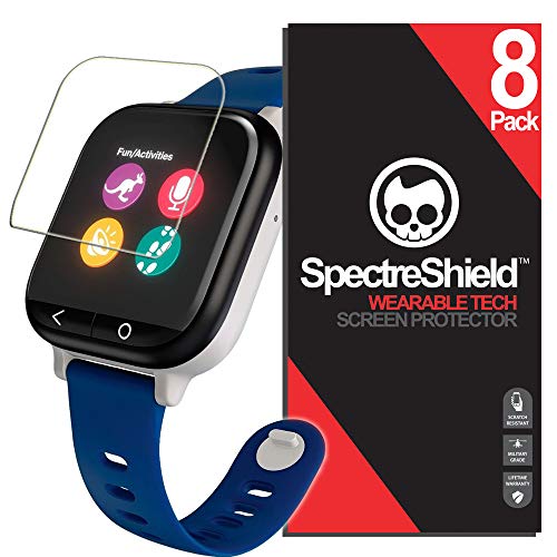 Product Cover Spectre Shield (8 Pack) Screen Protector for Verizon GizmoWatch Accessory Verizon GizmoWatch Case Friendly Full Coverage Clear Film