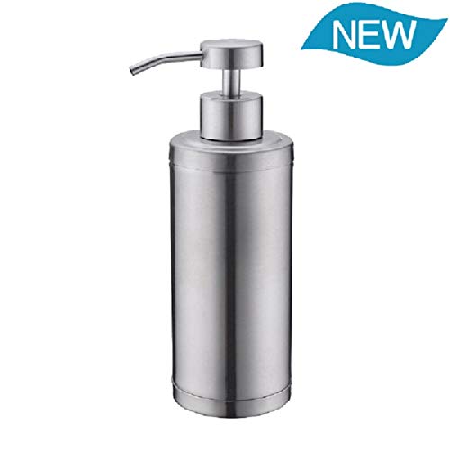 Product Cover Soap Dispenser Pump Bathroom Kitchen 10 Oz 304L Stainless Steel Countertop Lotion Dispenser 300ML Liquid Bottle Hand Wash Rust Proof Pump