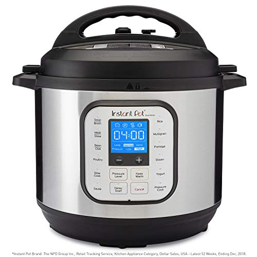 Product Cover Instant Pot Duo Nova 7-in-1 Electric Pressure Cooker, Slow Cooker, Rice Cooker, Steamer, Saute, Yogurt Maker, and Warmer|8 Quart|Easy-Seal Lid|14 One-Touch Programs