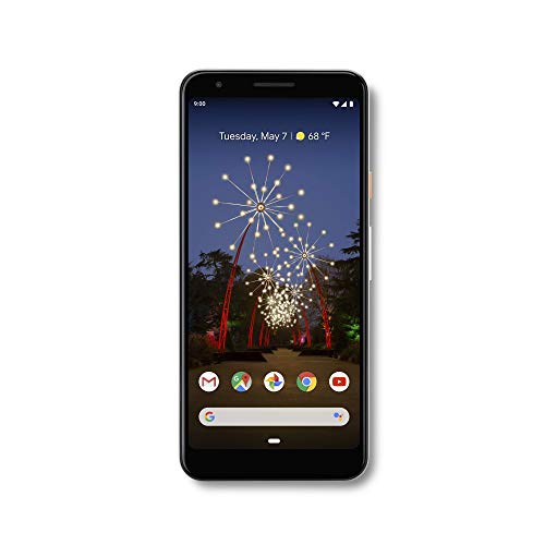 Product Cover Google - Pixel 3a with 64GB Memory Cell Phone (Unlocked) - Clearly White