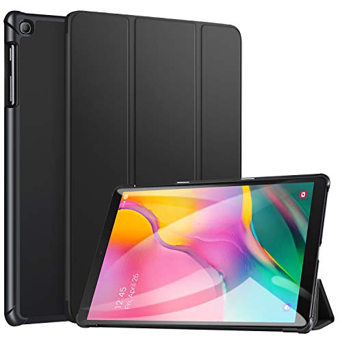 Product Cover ZtotopCase for Samsung Galaxy Tab A 10.1 2019, Ultra Slim Lightweight Trifold Stand Smart Folio Case Hard Cover for Samsung Tab A 10.1 Inch Tablet SM-T510/SM-T515 2019 Release - Black