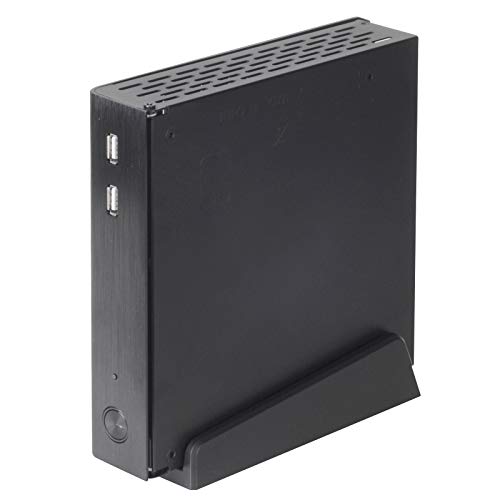 Product Cover SilverStone Technology Aluminum Top Cover/Steel Body Thin Mini-Itx Media Center/HTPC Case PT13B-USA