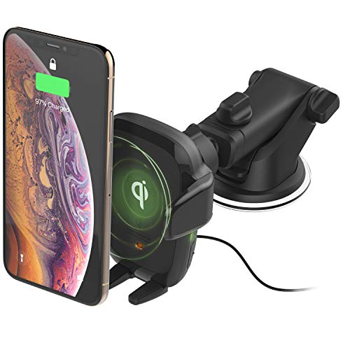Product Cover iOttie Wireless Car Charger Auto Sense Qi Charging Automatic Clamping Dashboard Phone Mount for iPhone, Samsung Galaxy, Huawei, LG, Smartphones