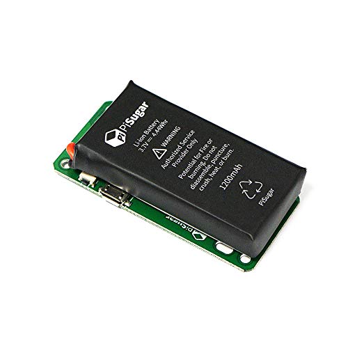 Product Cover Pisugar Portable 900 mAh /1200 mAh Lithium Battery Power Module  for Raspberry Pi-Zero, Pi-Zero W/WH Model Accessories (Not Include Raspberry Pi) (900 mAh)