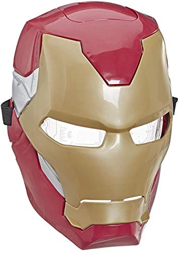 Product Cover Avengers Marvel Iron Man Flip FX Mask with Flip-Activated Light Effects for Costume and Role-Play Dress Up