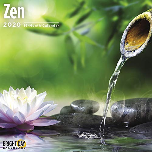 Product Cover 2020 Zen Wall Calendar by Bright Day, 16 Month 12 x 12 Inch, Peace Garden Harmony Motivational Inspiration
