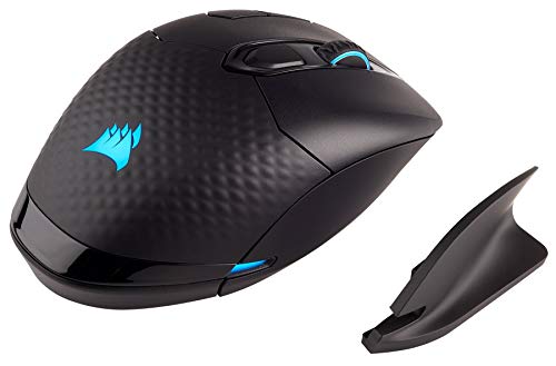 Product Cover CORSAIR Dark Core - RGB Wireless Gaming Mouse - 16,000 DPI Optical Sensor - Comfortable & Ergonomic - Play Wired or Wireless (Renewed)